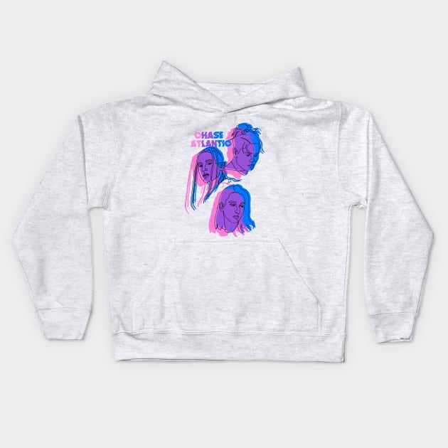 chase atlantic multicolor Kids Hoodie by KramodaDragon